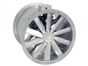 Quạt hướng trục tăng áp cầu thang và hút khói tầng hầm